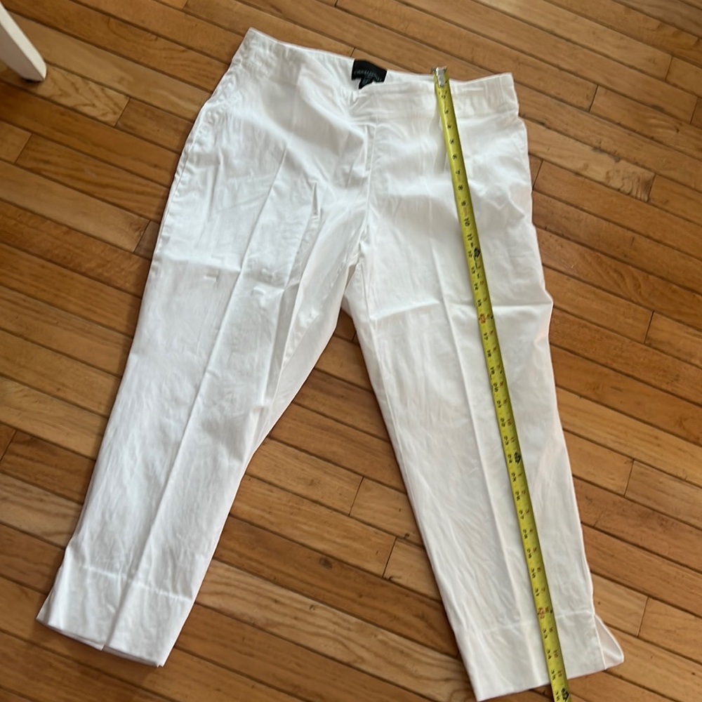 Cynthia Rowley white slacks🤍